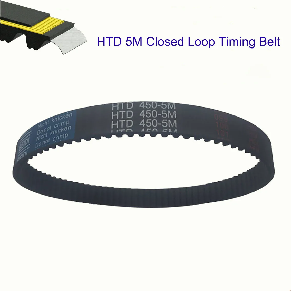 

Зубцы 1 шт., ширина 159-169, ширина 10/15/20/25 мм, HTD 5 м, черная резиновая замкнутая петля, ремень ГРМ, периметр от 795 мм до 845 мм для ЧПУ/шагового двигате...