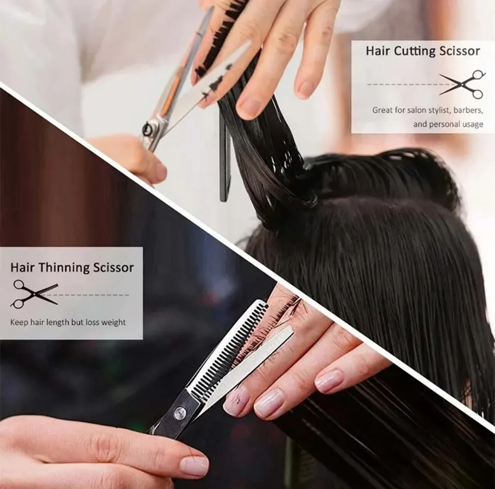 Высококачественные ножницы для стрижки волос профессиональное лезвие из