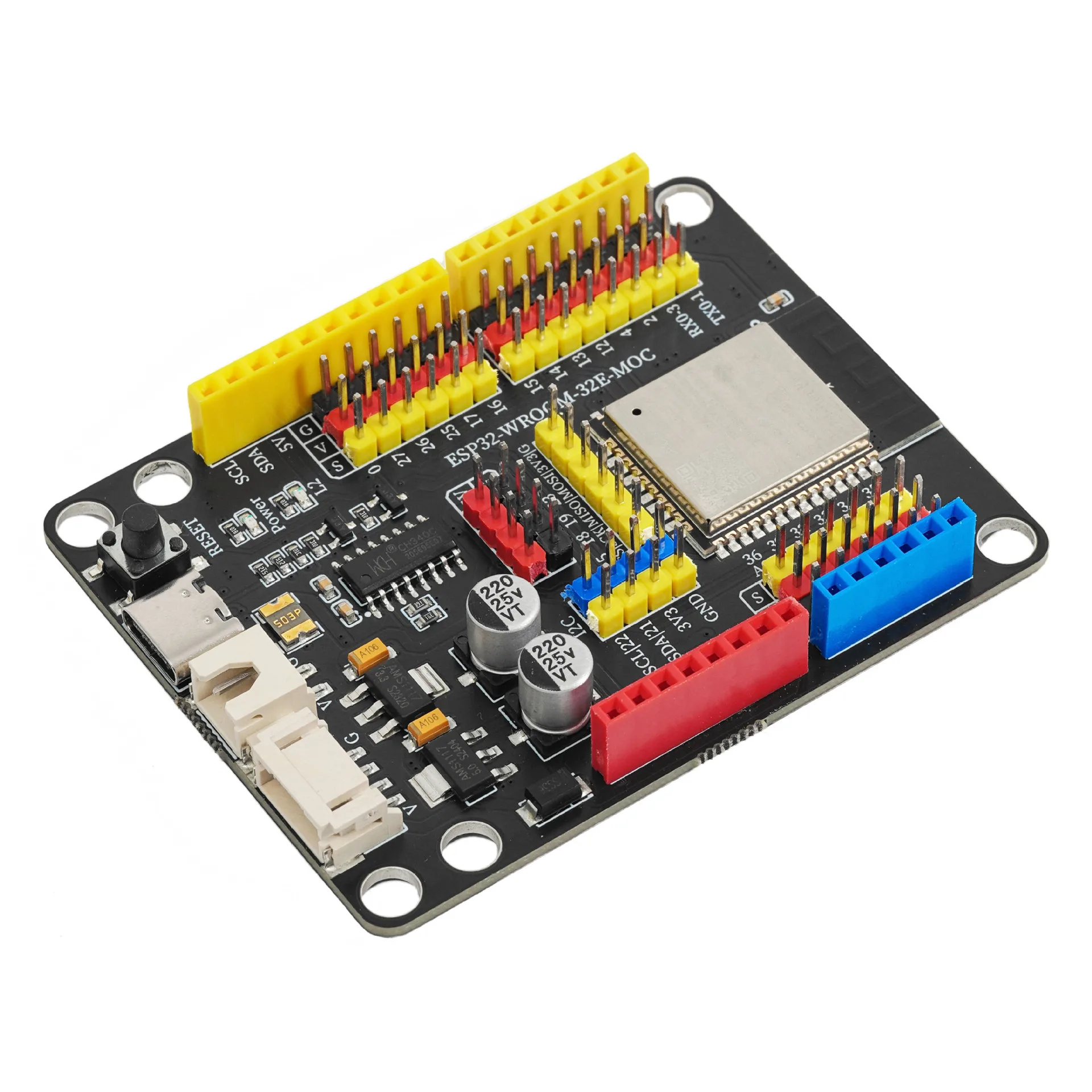 Фото Плата для разработки ESP32-WROOM-32E, 2,4 ГГц WiFi, Bluetooth, совместимая с Arduino IDE, LEGO SPIKE Prime / EV3 для программирования, 1 шт. №1