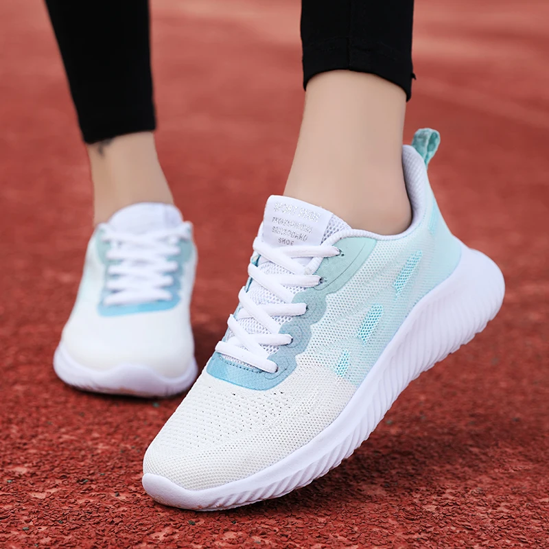 

Lightweight Casual Ladies Sneakers Summer New Mesh Breathable Running Shoes Comfortable Fashion Ladies Plus Size Walking Shoes