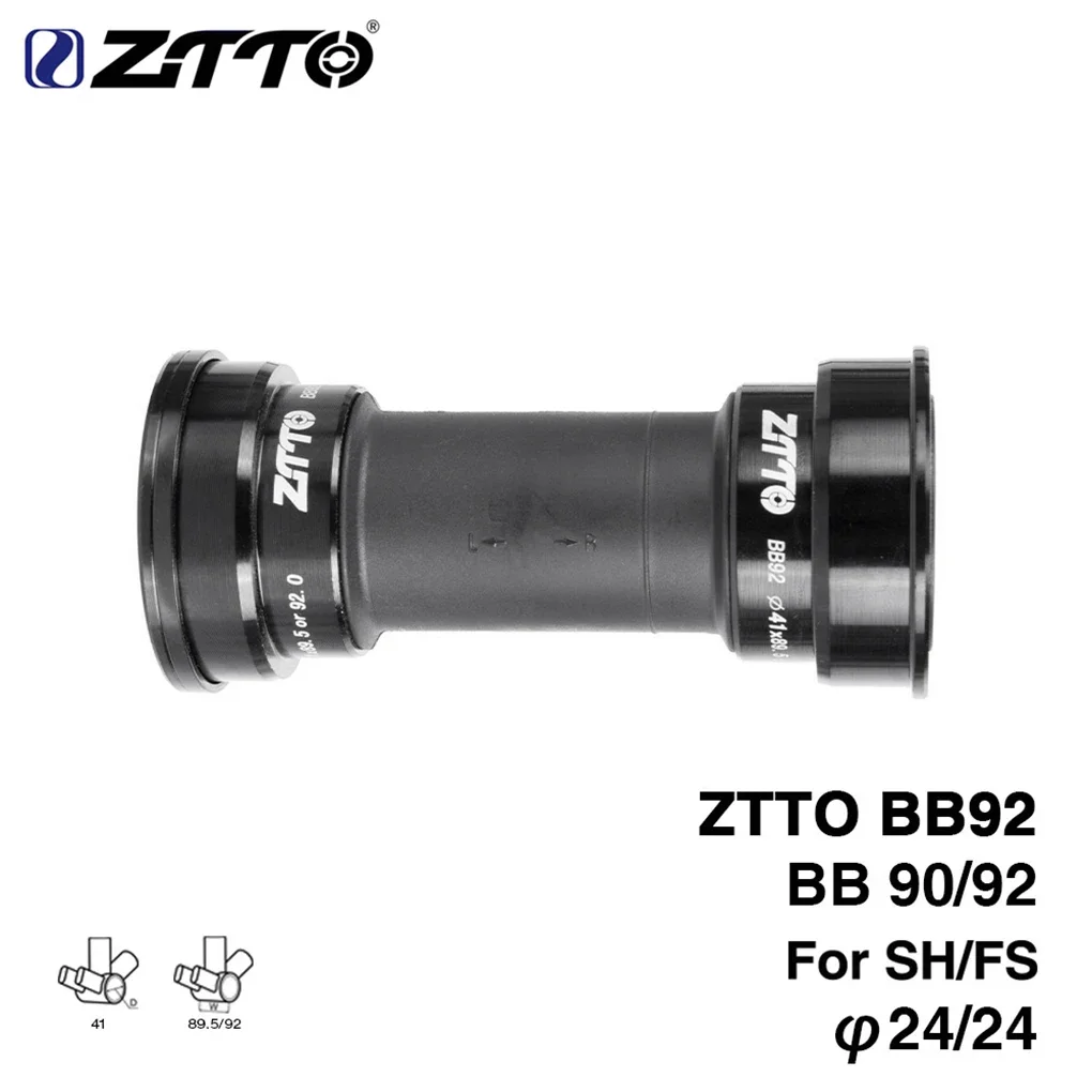 Нижний кронштейн для велосипеда ZTTO BB92 черный — сервисные точные товары занятий