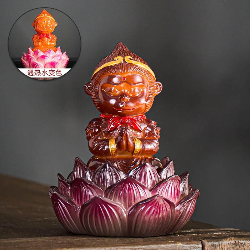 

Цветной чайный питомец Обезьяна Король из смолы JINGDE TEA SET