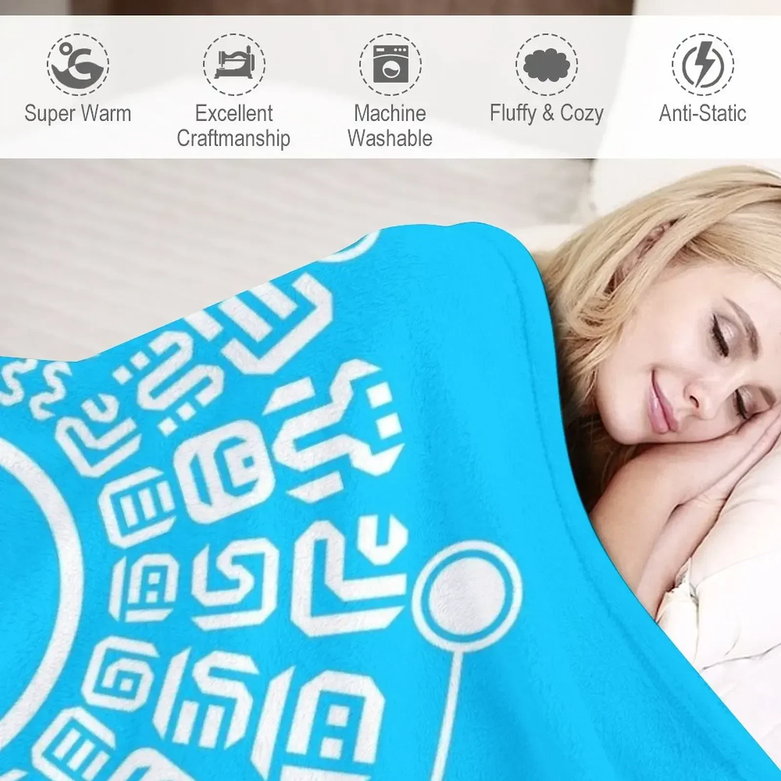 Одеяло Sheikah Rune теплое зимнее одеяло