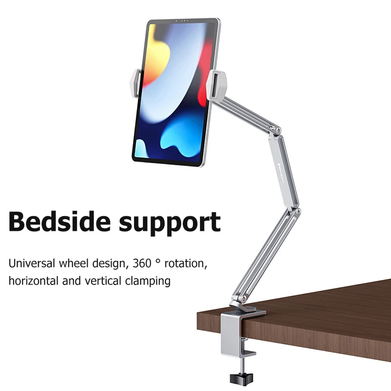 

360 Degree Long Arm Tablet Holder Stand For 4 to 13 inch Tablet Smartphones Bed Desk Lazy Holder Bracket Support For iPad iPhone