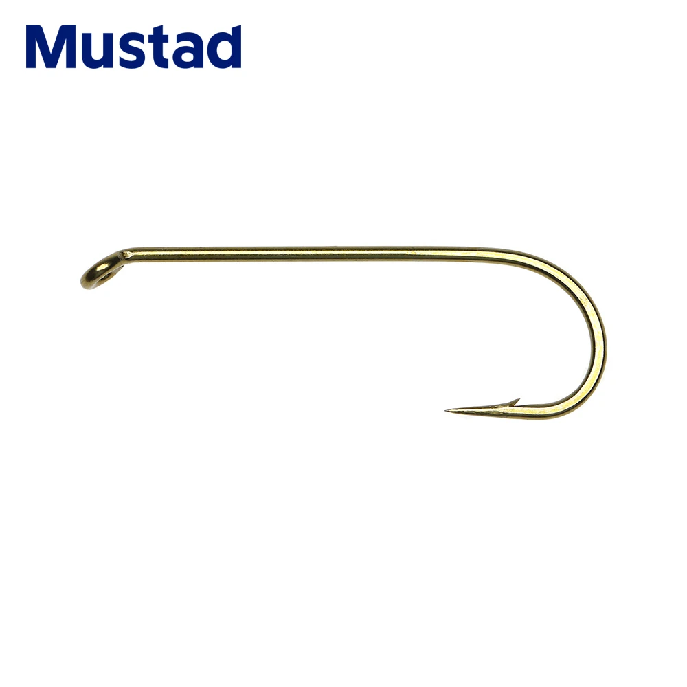 

30 шт., рыболовные крючки Mustad с бронзовым покрытием и длинным хвостовиком