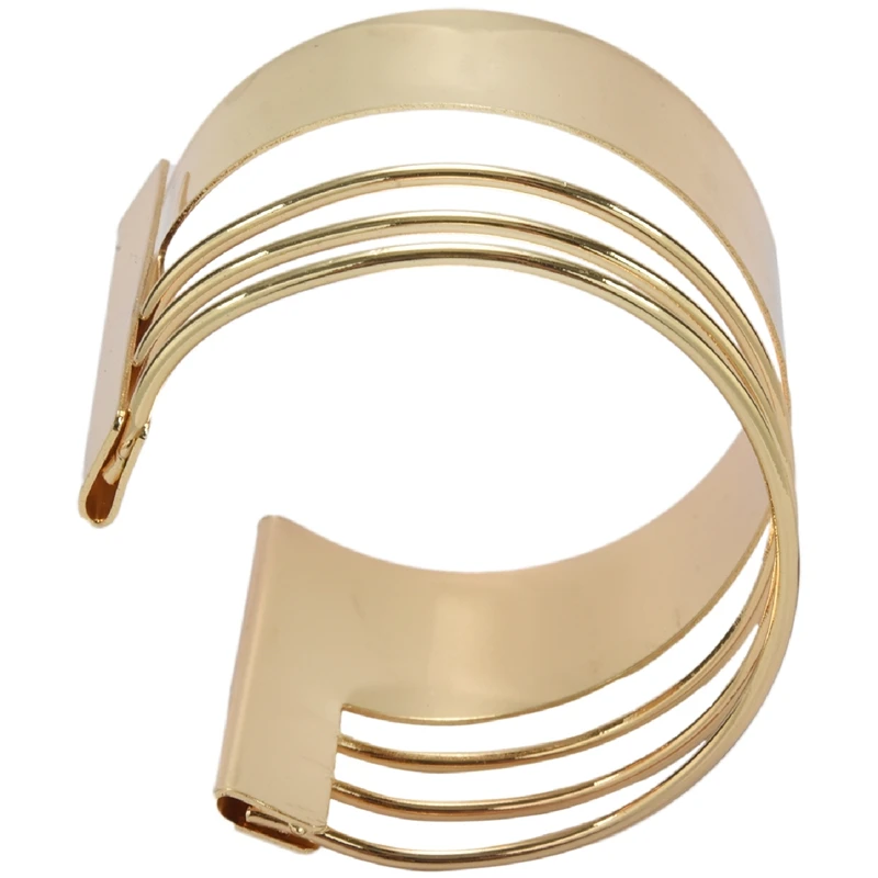 Металлическая катушка открытый конец манжеты браслет для женщин День матери