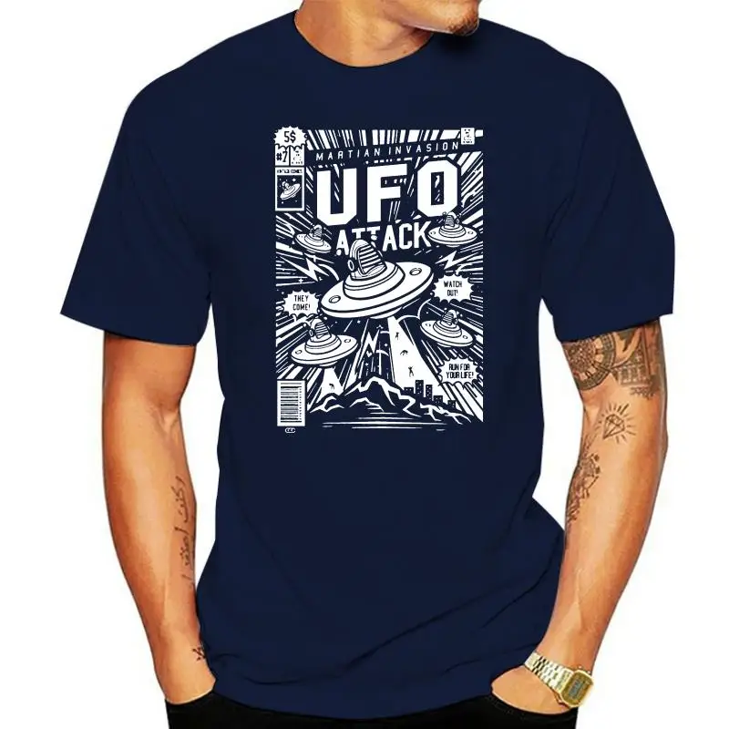 

Ufo Attack T-Shirt. 100% Cotton Premium Tee New Birthday Gift Tee Shirt