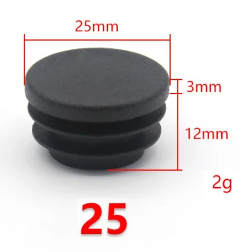 

8 ~ 30 шт. пластиковая круглая внутренняя заглушка калибра 16 ~ 40 мм декоративная пылезащитная заглушка для ножки стула, пробка для трубы