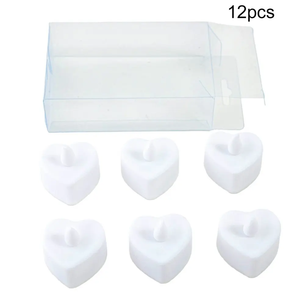 

12pcs Flameless LED Tea Light Tea Candles Wedding Light Romantic Candles Battery Operated Light For Party Wedding Decoration