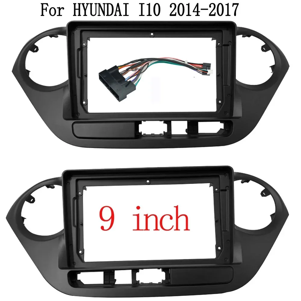 9 &quot2Din автомобильный радиоприемник лицевая рамка для HYUNDAI I10 2014 ~ 2017 автомобильная