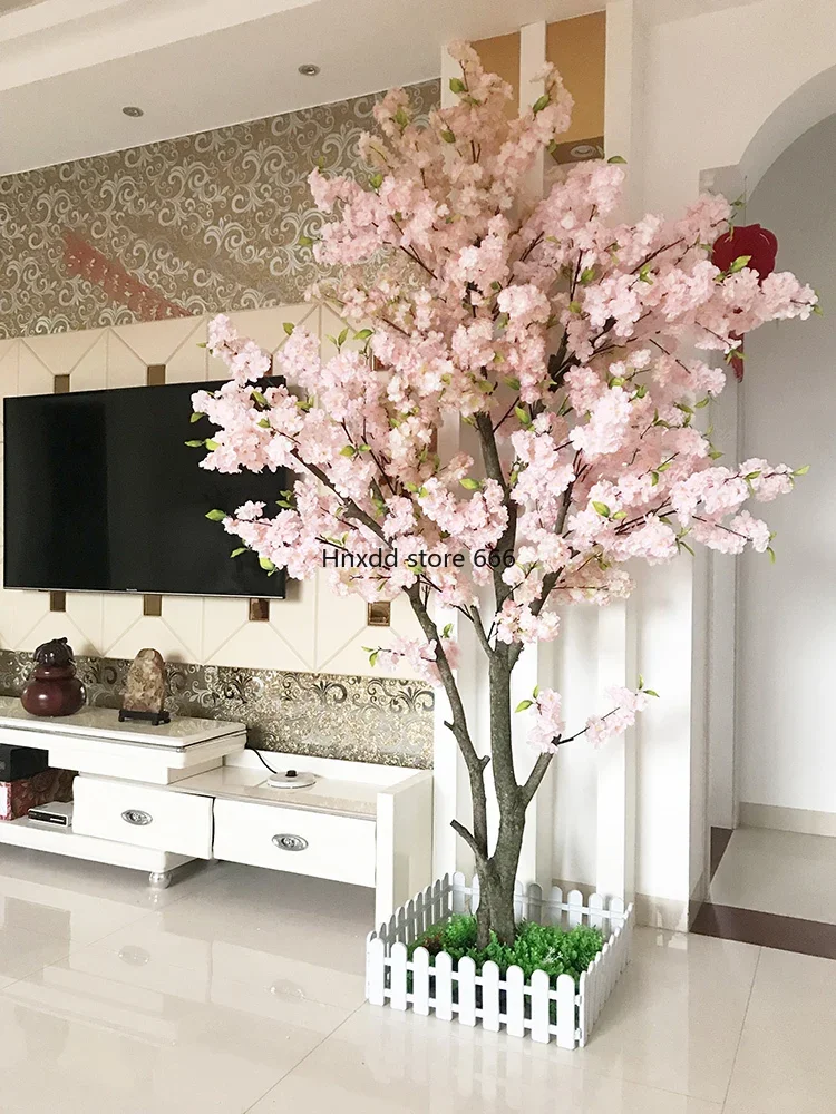 Большое искусственное Цветущее Вишневое дерево желающее цветущего персика