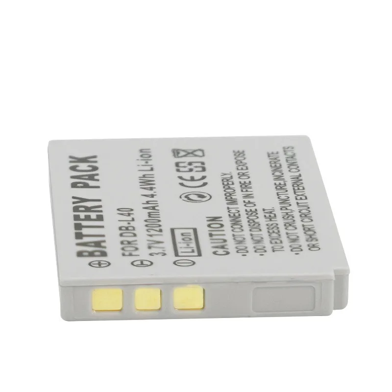 Фото Аккумулятор для камеры DB-L40 DBL40 DB-L40A DBL40A для Sanyo Xacti DMX-HD1 HD2 HD15 HD700 HD800 E760 HD875 HD1075 VPC-HD1 HD2 HD700 HD80 №1