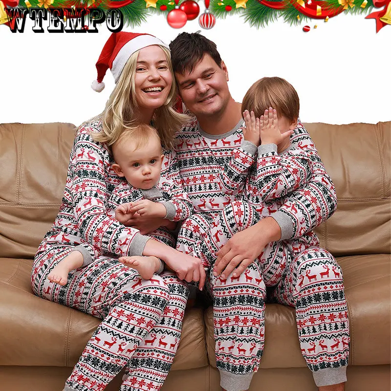 

Family Christmas Pajamas Matching Clothes Set Xmas Adult Father Mother Kids Sleepwear For Son Daughter Look Pyjamas Outfit 2022