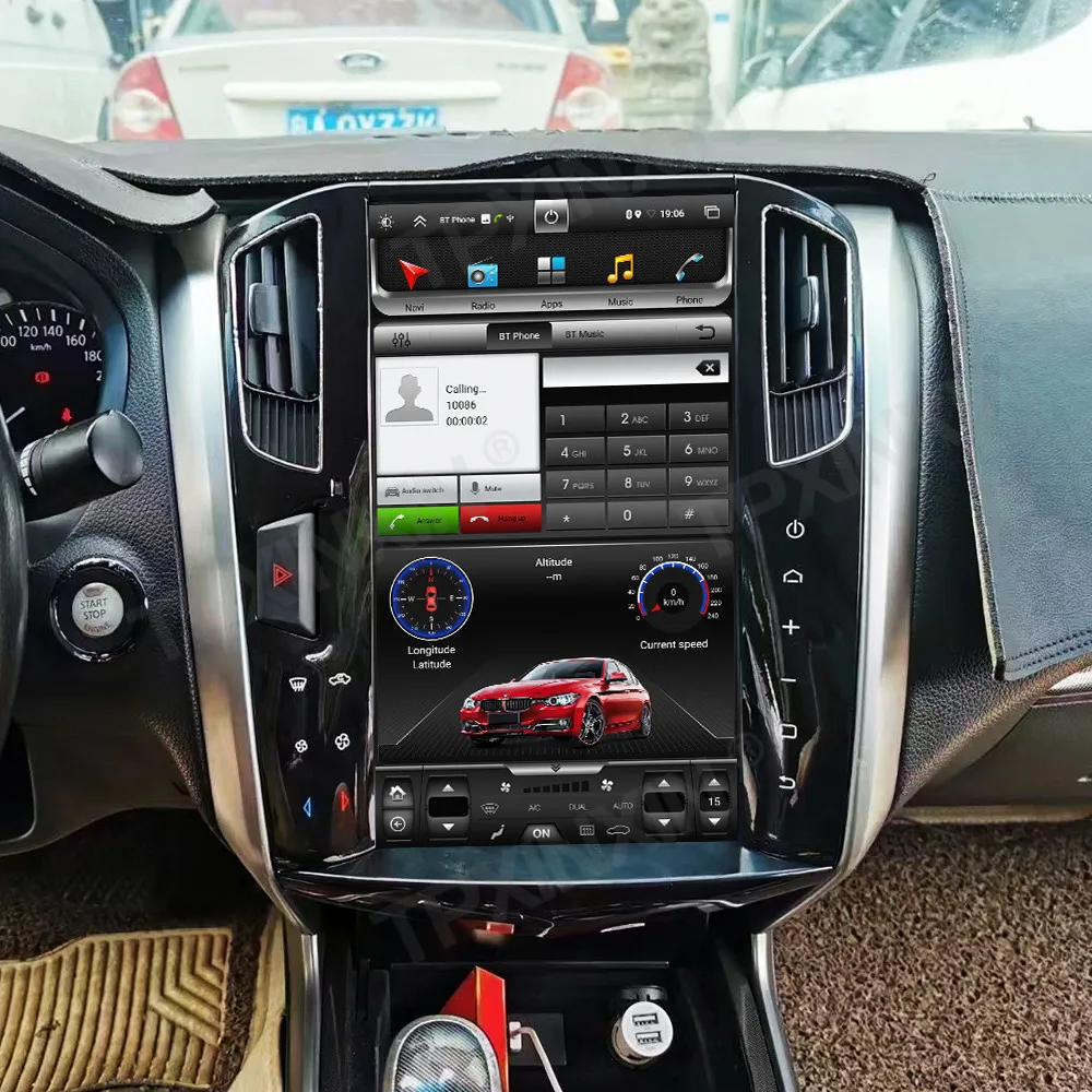13 6 дюймов для Nissan Teana Android Tesla style автомобильный радиоприемник с навигацией GPS