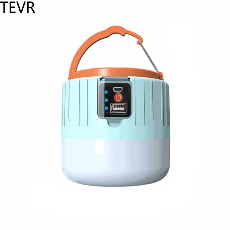 

300W Solar LED Camping Light USB Rechargeable Bulb for Outdoor Tent Lamp Portable Lanterns Emergency Lights for BBQ Christmas