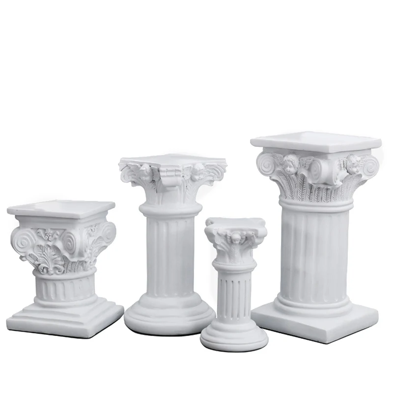 

Resin Roman Column Statue Garden Decoration Classical Architecture Shooting Set Scene Miniature Ornaments Handicraft Props #WO