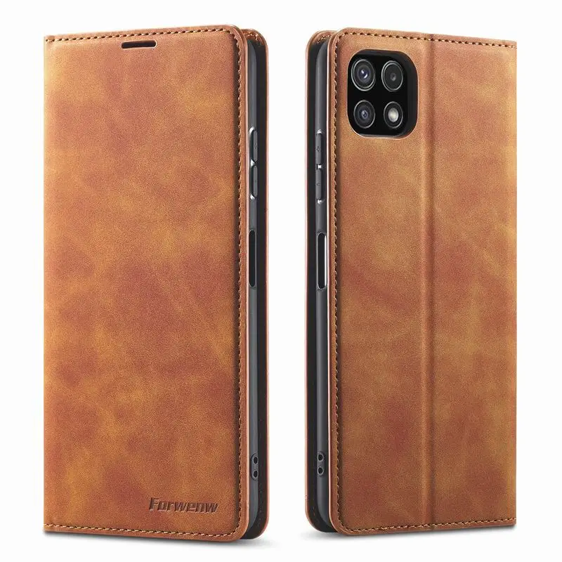 

Флип-чехол 2022 FO3 для Samsung Galaxy A22, роскошный кожаный чехол для Samsung A22, 4G, искусственный чехол, кошелек, Стильный Магнитный Роскошный чехол с подс...