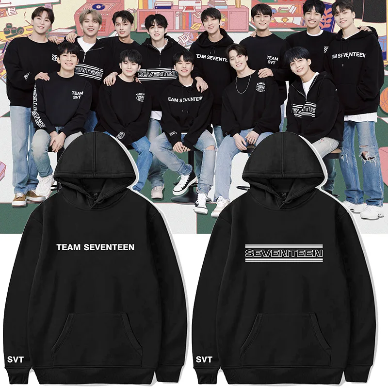 

Seventeen Hoodies Seventeen SVT CARAT LAND Hoodie Sweatshirts For Kpop Fans
