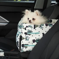 pet car carrier soft pet booster seat central control anti collapse mat crate for suv van truck car cat bed nest warm pet seat