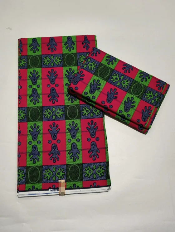 

2023 High Quality African Pagne Wax Print Fabric 6yards 100% Cotton Soft African Guaranteed Real Tissu Wax For Dresses