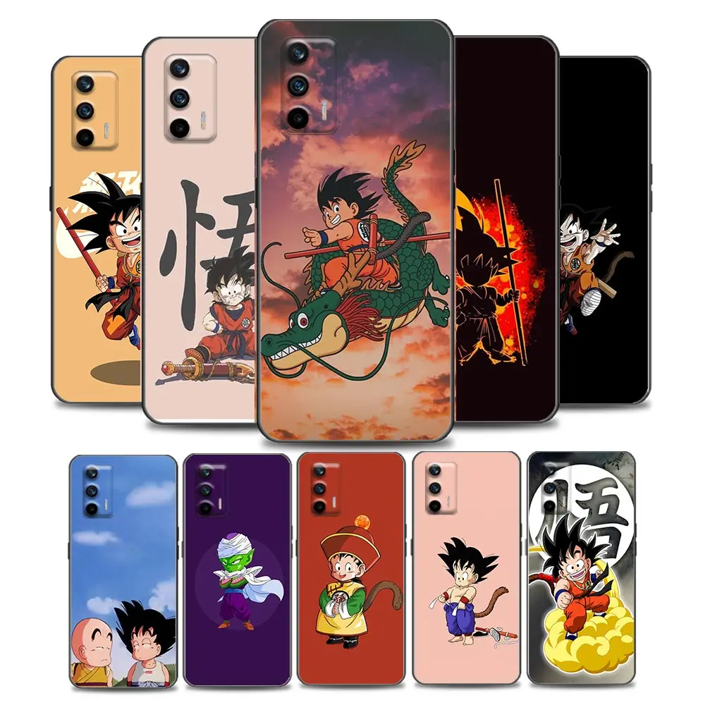 

Cartoon Anime DragonBall Z Phone Case for Realme Q2 Pro C20 C21 V15 5G 8 Pro 5G C25 GT Neo V13 5G X7 Ultra C21Y Soft Silicone