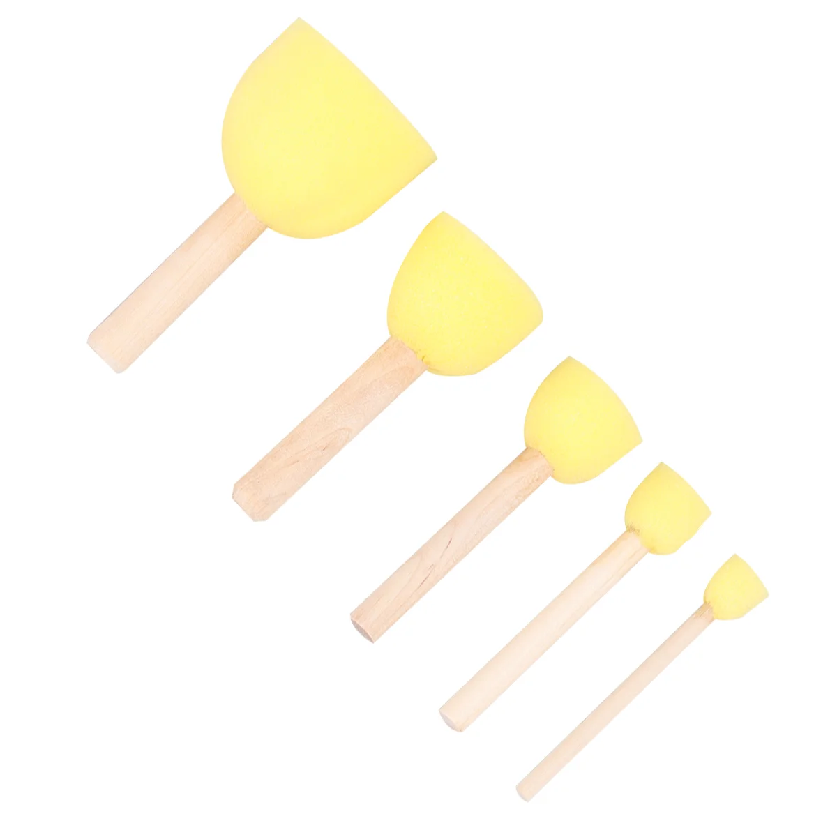 

15Pcs Sponge Painting Brush Graffiti Brushes Kids Painting Brush Drawing Brush DIY Painting Set for Children Home