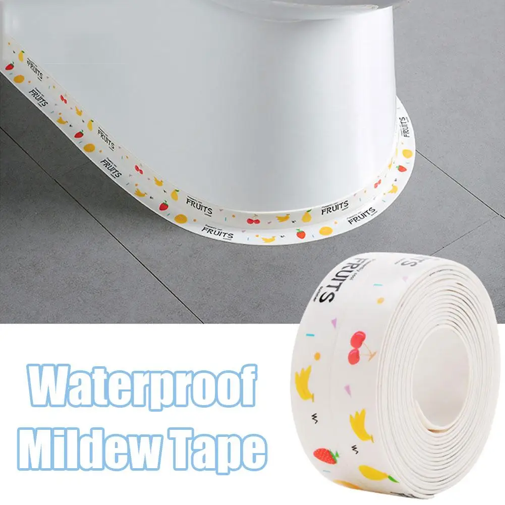 

Home Kitchen Bathroom Waterproof Mildew Proof Tape Tape Kitchen Strip Bathroom Toilet Strip Waterproof Sealing Wall Joint G N3G1