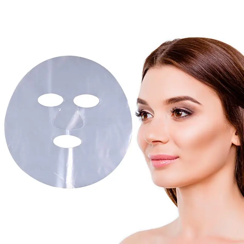 

Disposables Plastics Beauty Face Paper 100PCS One-time DIY Clear Facial Care Paper DIY Clear Face Paper Beauty Sheets One-time