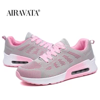 air cushion mesh womans shoes fashion comfortable breathable sneakers casual increase convenient mixed colors sport shoes