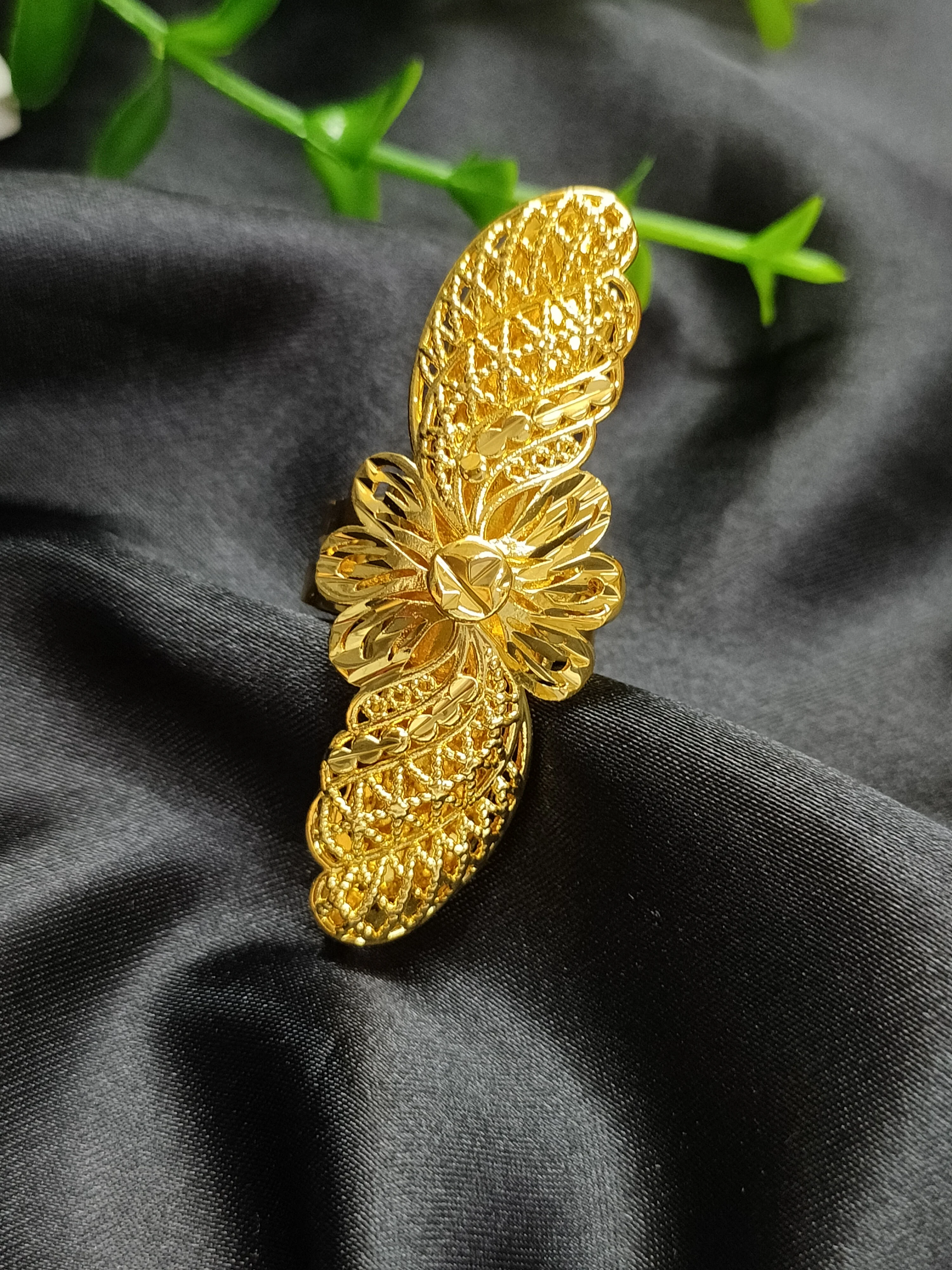 ХОРОШО Дубай Золотое Кольцо Бразильские Женщины 24 К Позолоченные Свадебные