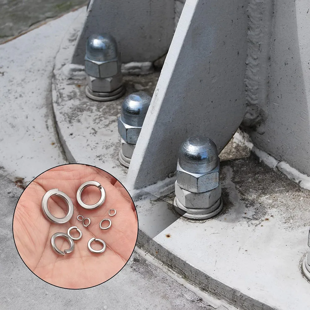 900 шт. пружинные стопорные шайбы из нержавеющей стали 304 для винтов болтов