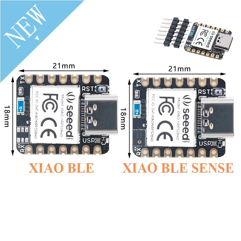 Модуль макетной платы Seeeduino XIAO BLE SENSE совместимый с Bluetooth микроконтроллер nRF52840