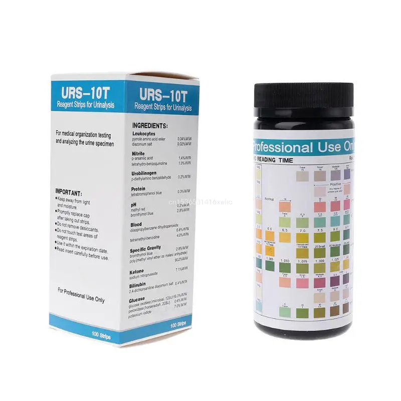 

Dropship Urine Test Strips 10 Parameters Reagent Strips for Urinalysis Body for Health Le
