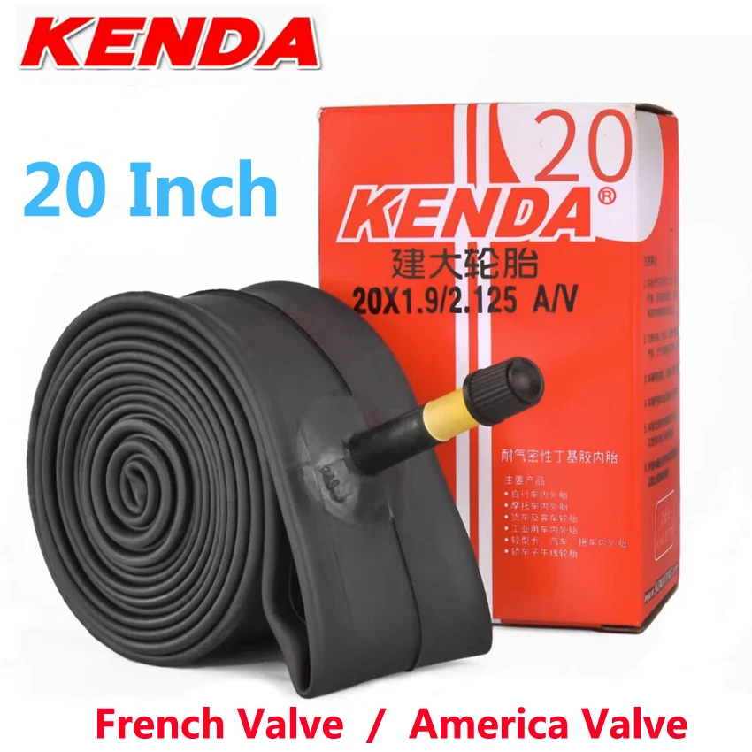 

KENDA Bike Inner Tube Tire 20 Inch For Mountain MTB Folding BMX Bicycle tyre 20*1.25/1.75/1.5/2.1/2.125 1-1/8 1-3/8 pneu