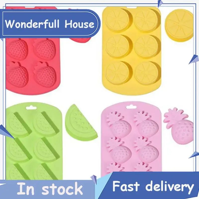 

Diy Candy Mold High Quality Watermelon Strawberry Pineapple Orange Cake Mold Cartoon Fruit Shape Chocolate Candy Mold