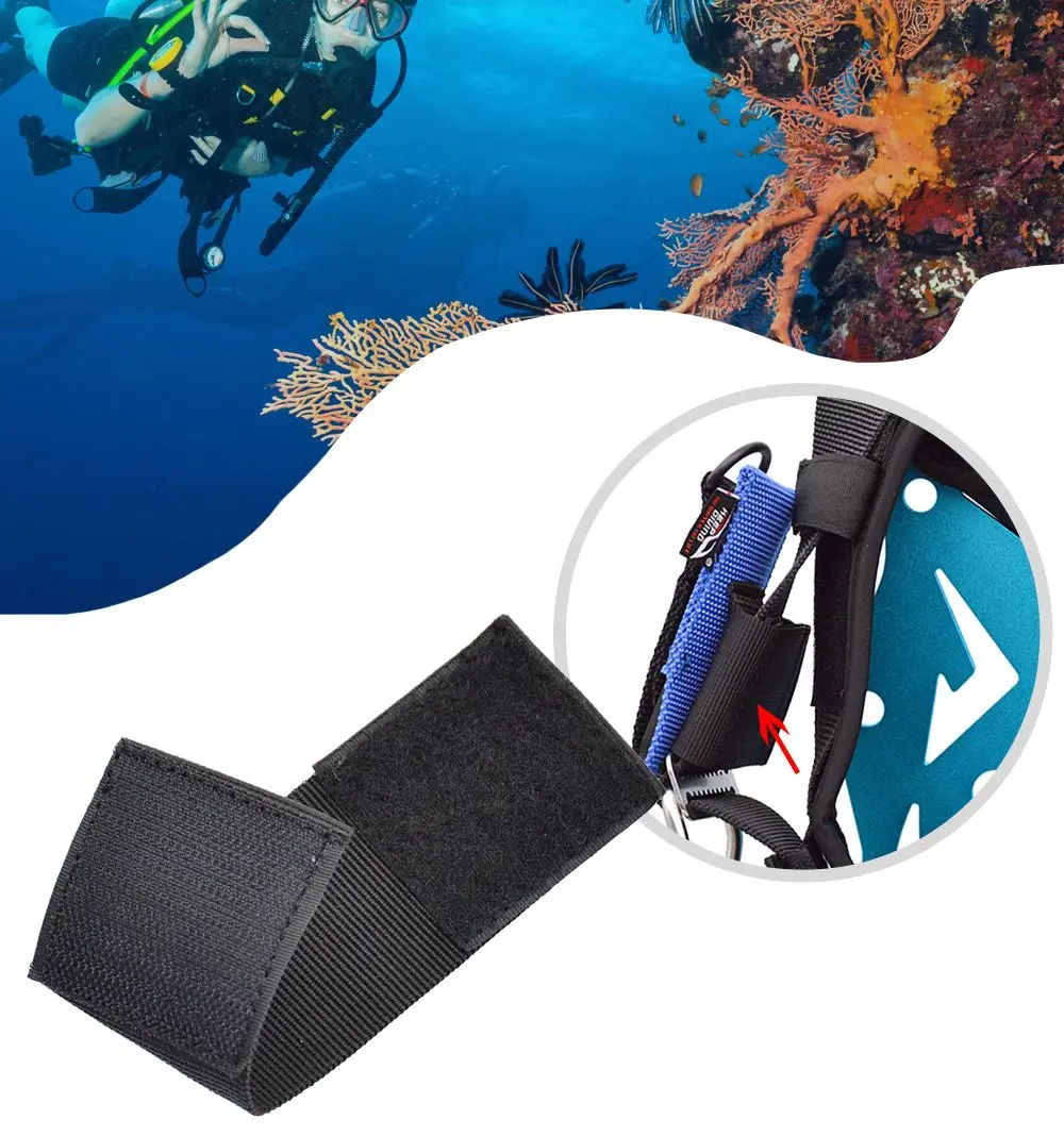 

Secant Machine Outdoor Diving Accessories Diving Fixed Strap Underwater Cutting Anti-lost Ring Quick Release Fixed Belt