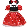 Kids Christmas Dress Set Party Girl Princess Birthday Party Fancy Costume For Baby Girls Children Cosplay Clothes 4
