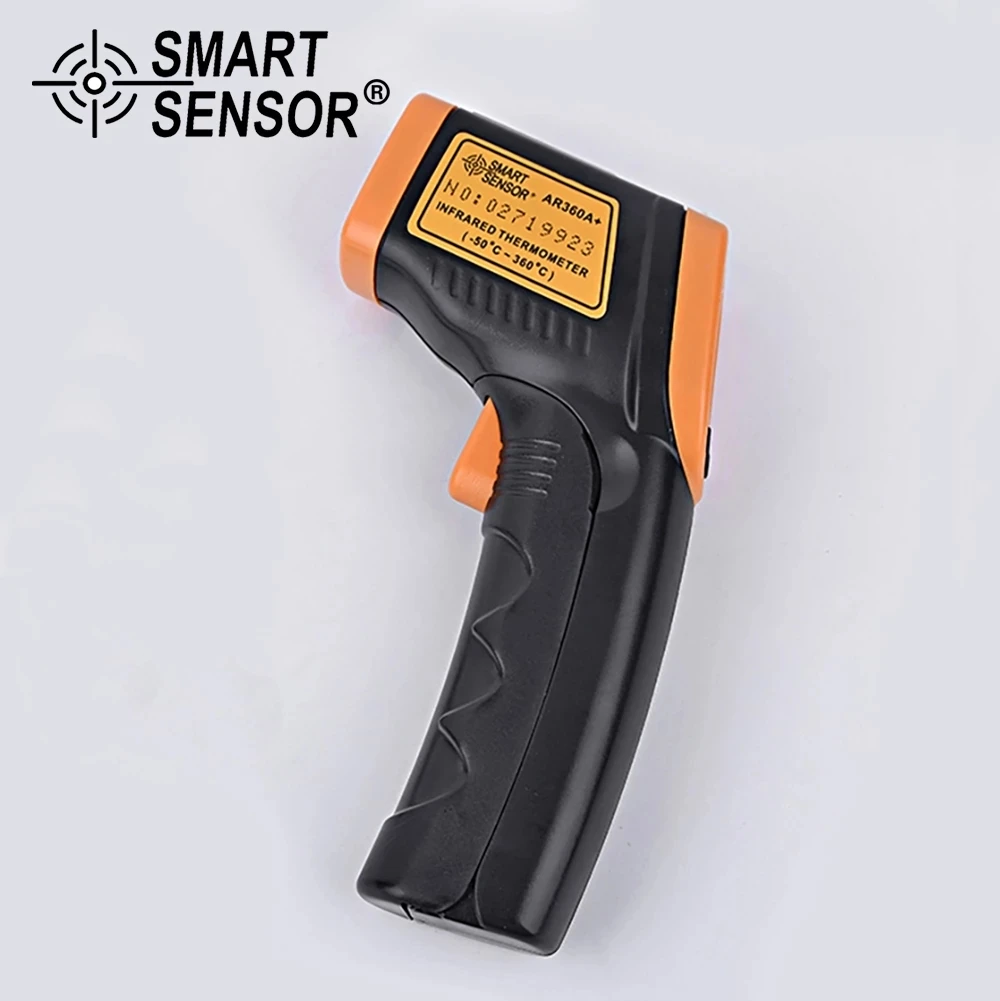 

SMART SENSOR Industrial Infrared Thermometer -50℃~420℃ Portable Handheld Digital Non-contact Temperature Tester Pyrometer