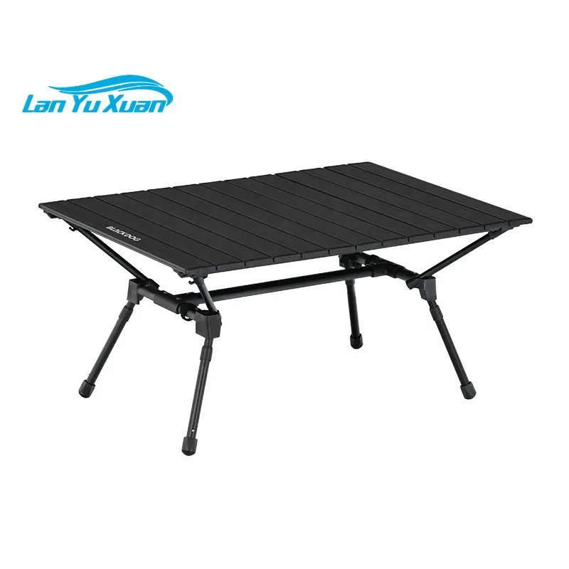 

Blackdog camping Aluminum alloy egg roll table adjustable height foldable table for picnic