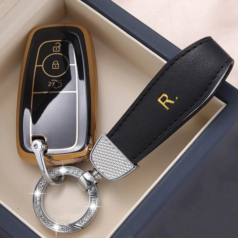 Чехол для автомобильного ключа дистанционного управления из ТПУ чехол Ford Fusion Mondeo