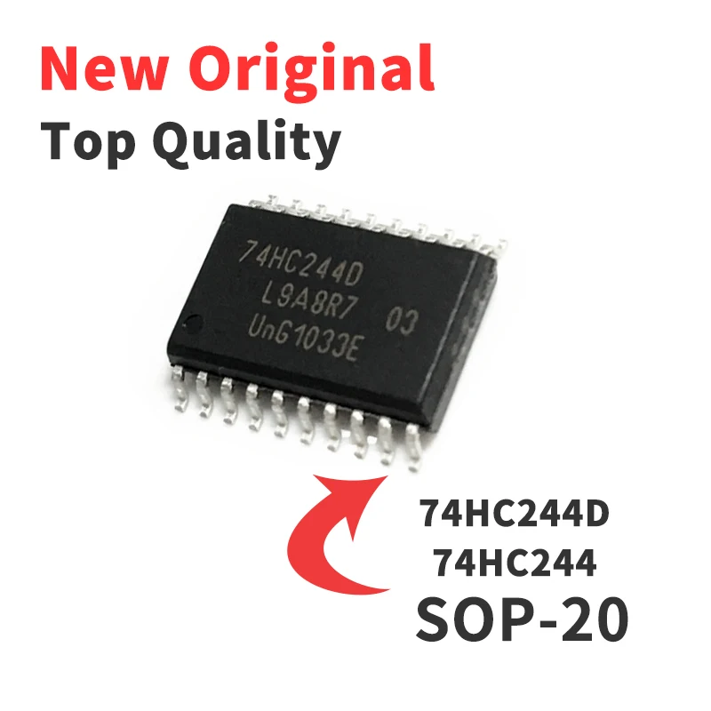 

10 шт. 74HC244 74HC244D MM74HC244WM широкий корпус 7,2 мм SMD SOP20 чип IC абсолютно новый оригинальный