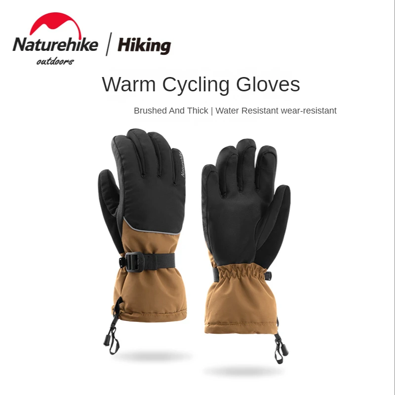 

Naturehike GL13 Thickened Warm Riding Gloves Outdoor Rainproof Windproof Anti slip Wear resistant Gloves in Autumn Winter
