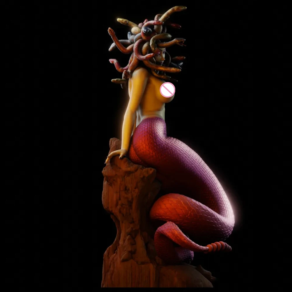 Модель 3d печати 1/24 набор красивых девушек Женская Змея демон для самостоятельной