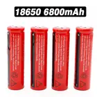 100%. Оригинал. Brc18650.аккумулятор de.litio.3.7V.voltios.6800mah.recargable.de.Li-ion для elban. Potenza. linterna.
