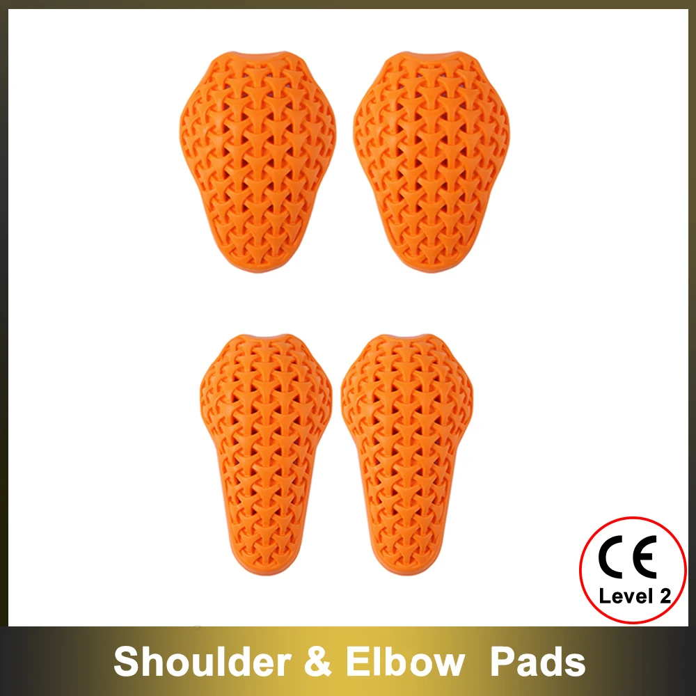 WOSAWE мотоциклетная велосипедная защита на плечи, налокотники, наколенники, дышащая куртка для мотокросса, защитное снаряжение, уровень CE 2