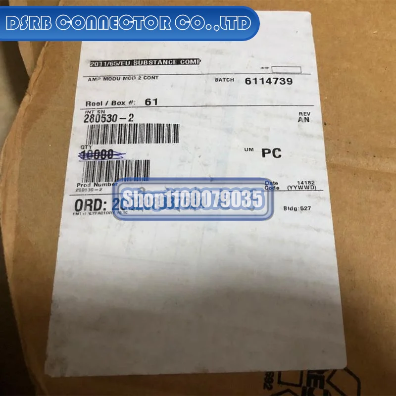 

50 шт./лот 280530-2 калибр провода клеммы 22-26AWG 100% новый и оригинальный