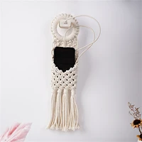 macrame wall hanging art woven tapestry bohemian crafts decoration hand woven pendant gorgeous tapestry for home bedroom