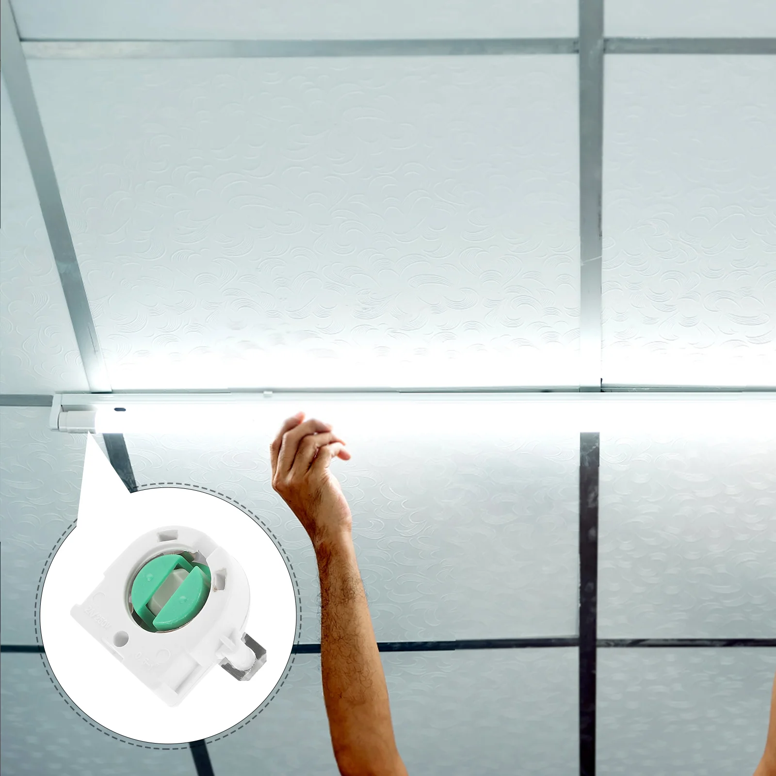 20 шт. T8 решетка держателя лампы замена патрона лампочки цоколь