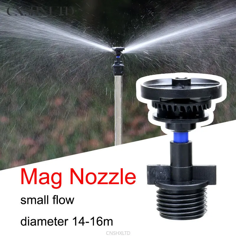 

100PCS DN15 Agricultural Irrigation 360 Degree Automatic Rotation Mag Rocker Arm Sprinkler Garden Lawn Manor Watering Sprinkler