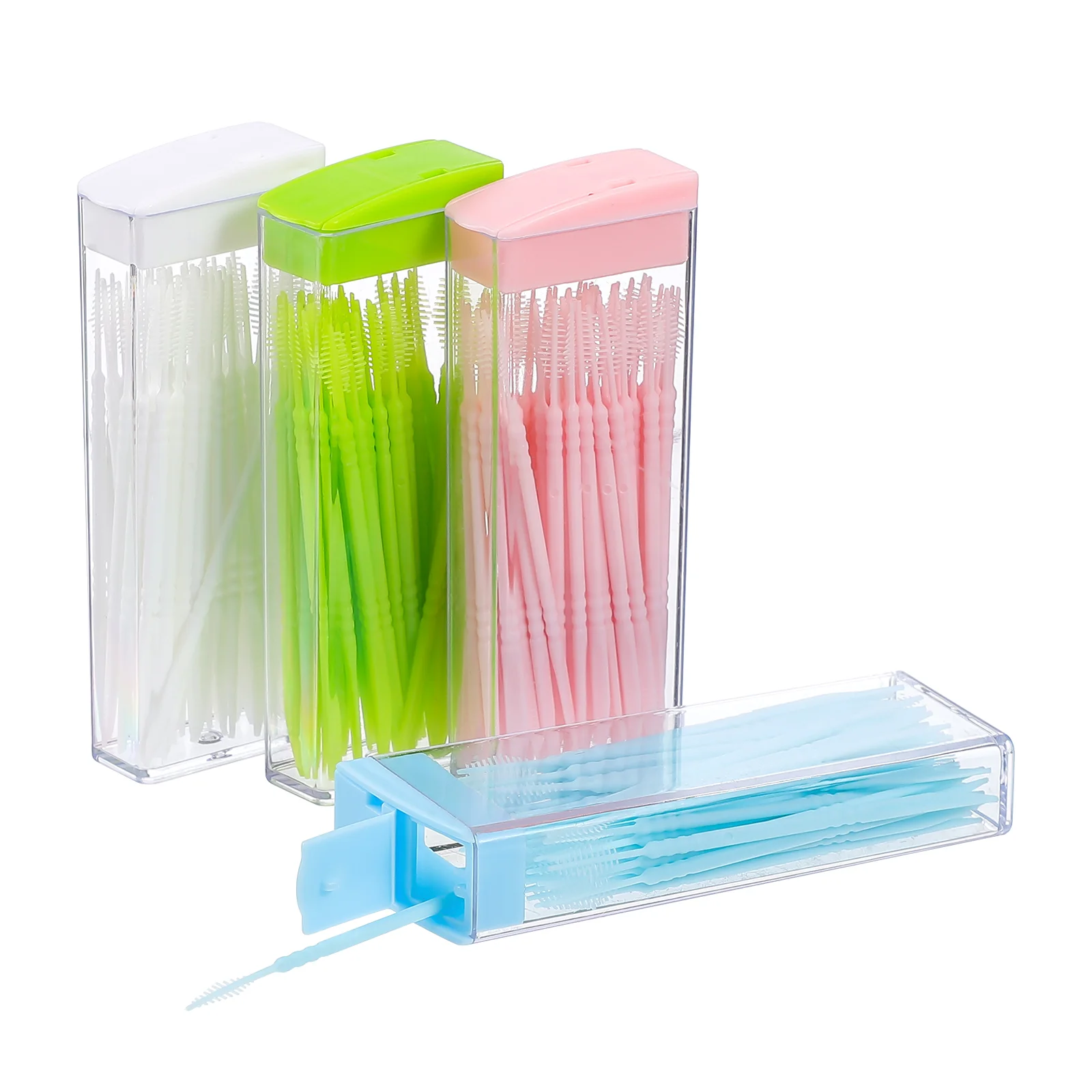 

200pcs Toothpicks Safe Interdental Picks Teeth Stick Floss Picks for Home Travel
